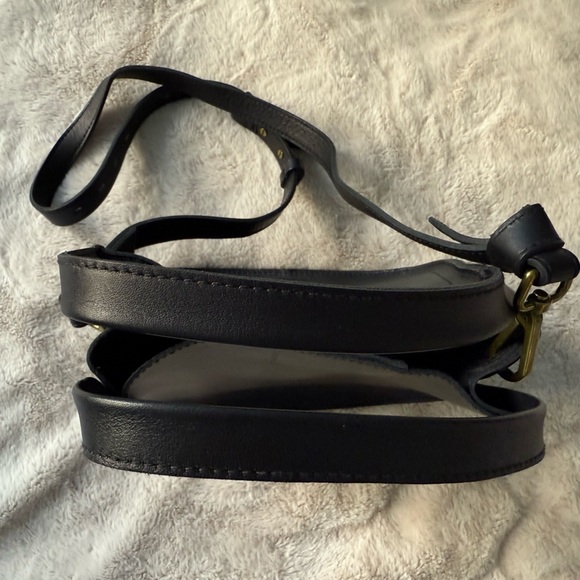 NWT Madewell The Sydney Leather Crossbody Bag True Black - Picture 10 of 14